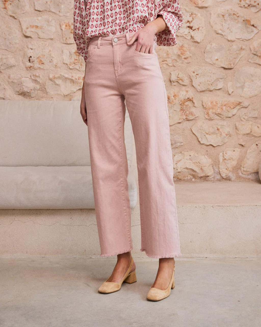 Nerine Flare Denim Pants