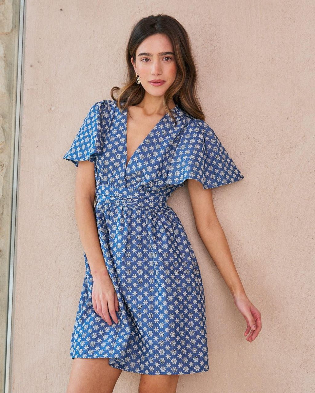 Naya Robe courte brodÃ©e