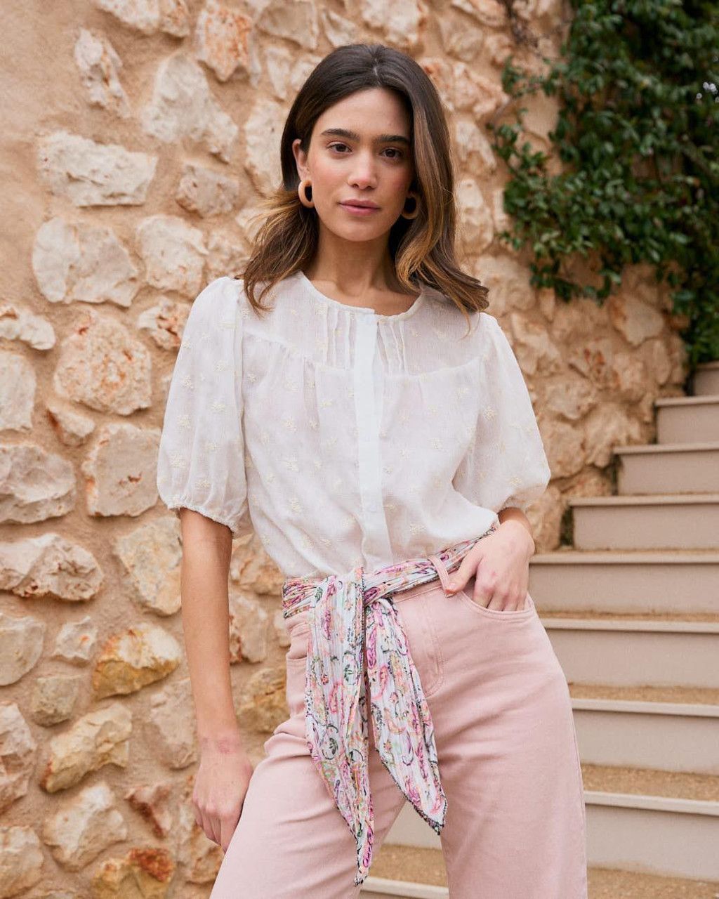 Camicia con ricamo Lua