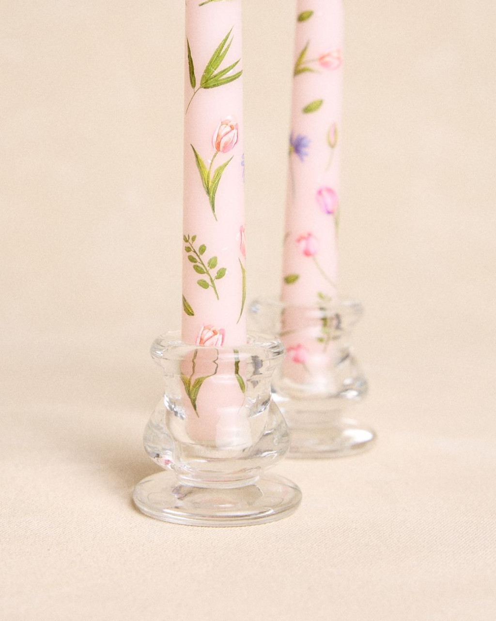 Bougeoir en verre Mimi
