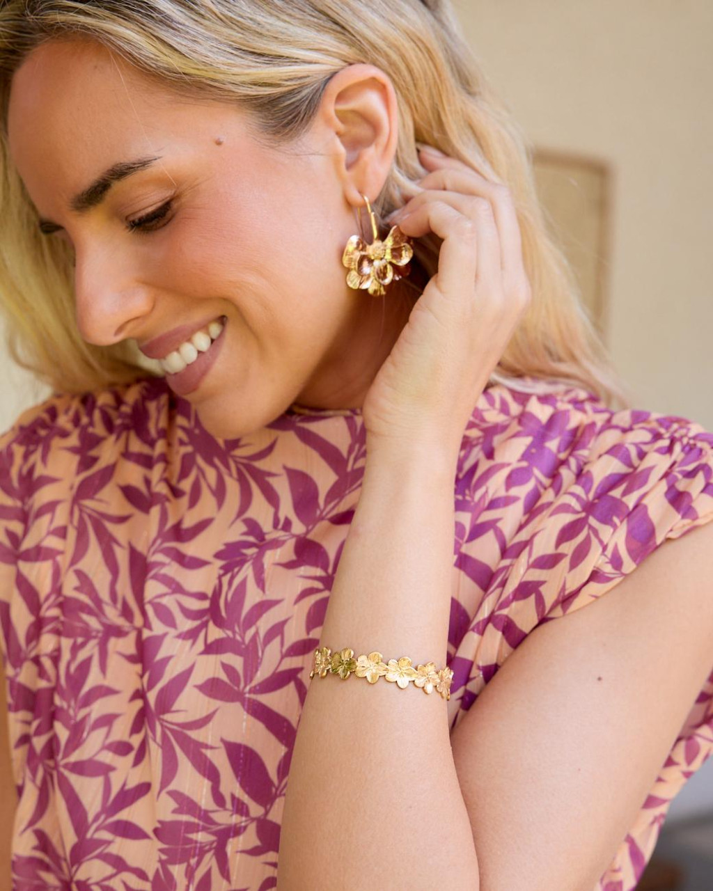 Maura Flores Pulseira