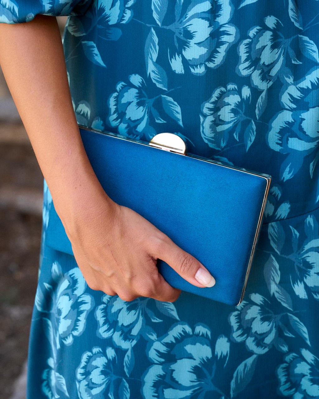 Blue Pillar Bag