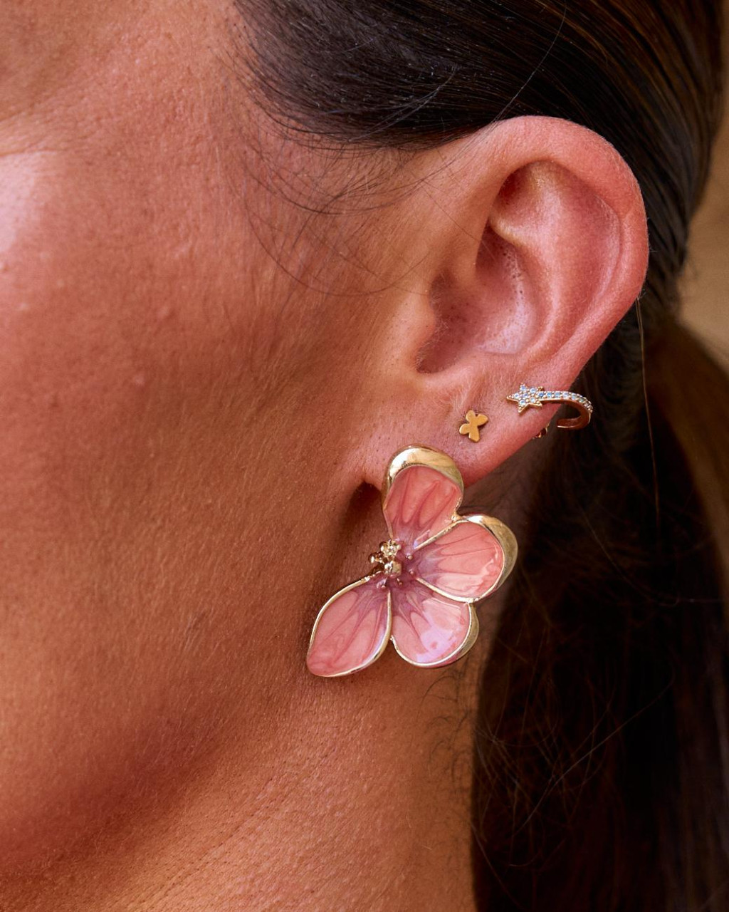 Boucles dâoreilles pÃ©tales Odila