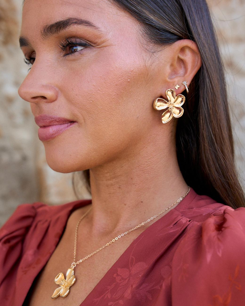 Pendientes Flores Quintina