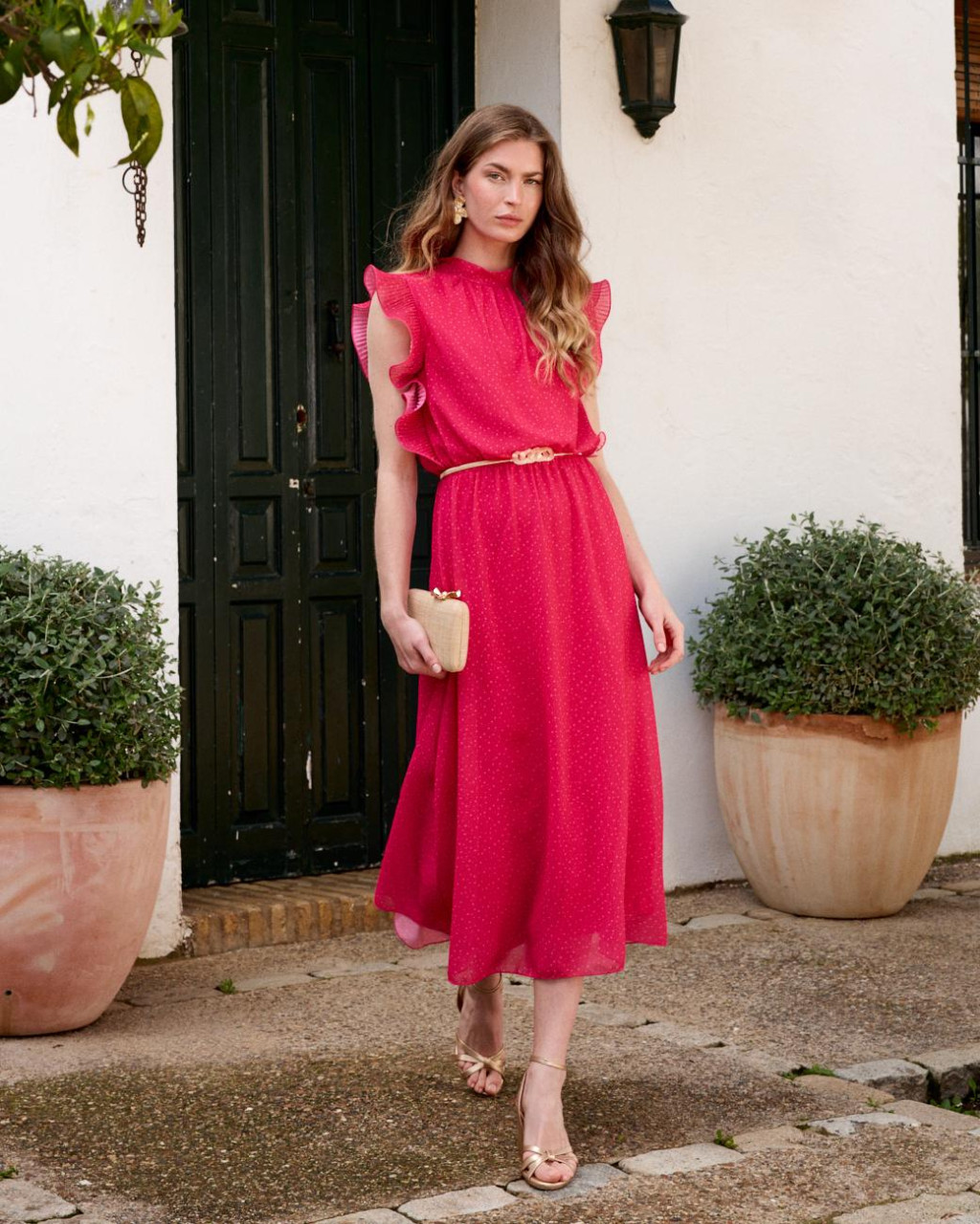 Zelia' Ruffled Dress