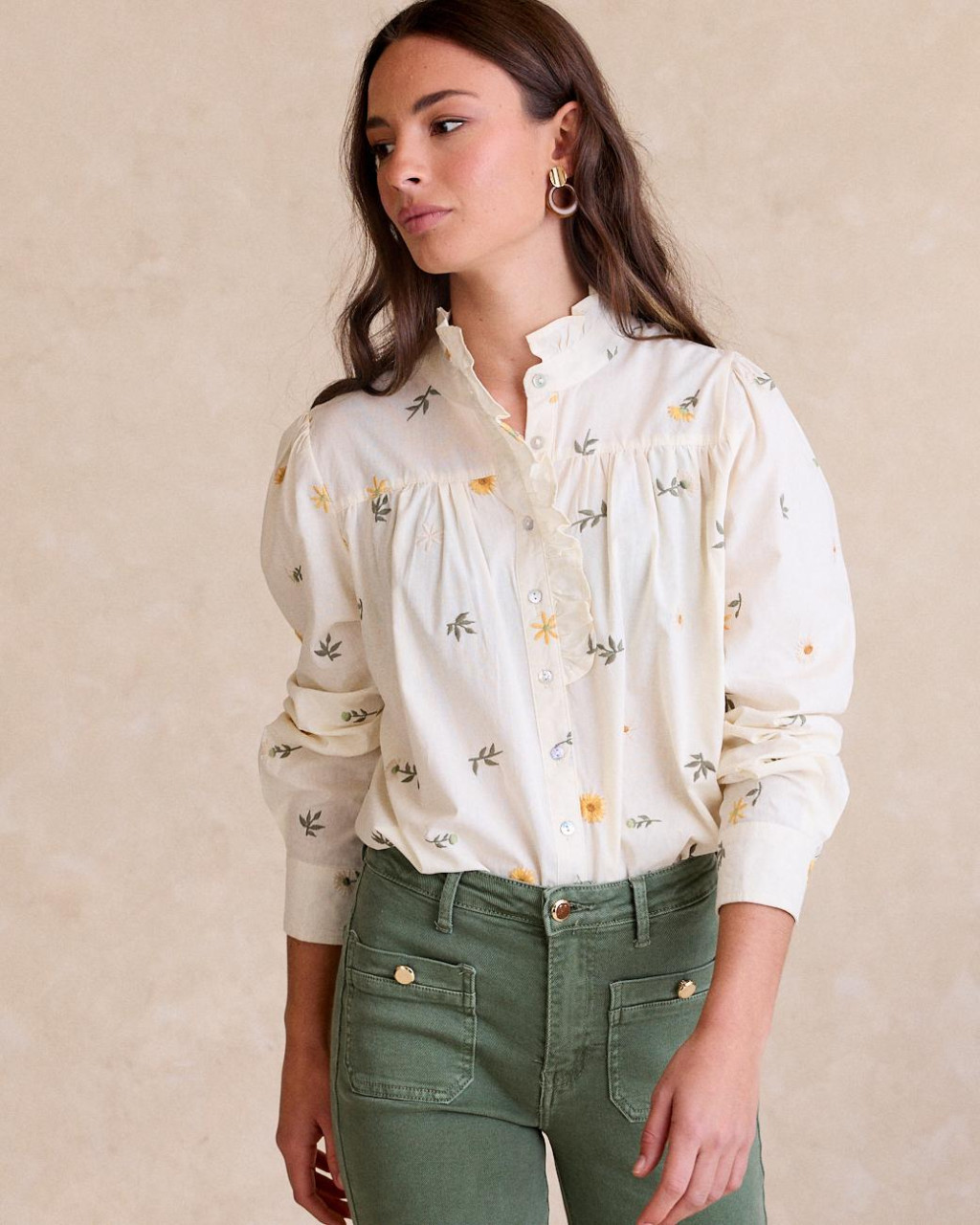 Chemise brodÃ©e Sabrina